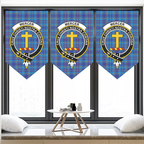 Mercer Modern Tartan Classic Crest Pennant