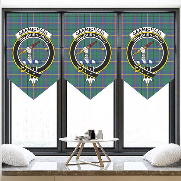 Carmichael Ancient Tartan Classic Crest Pennant