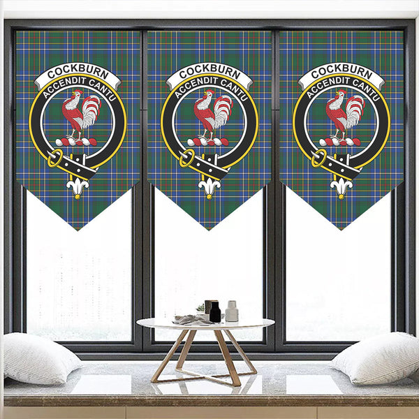 Cockburn Ancient Tartan Classic Crest Pennant