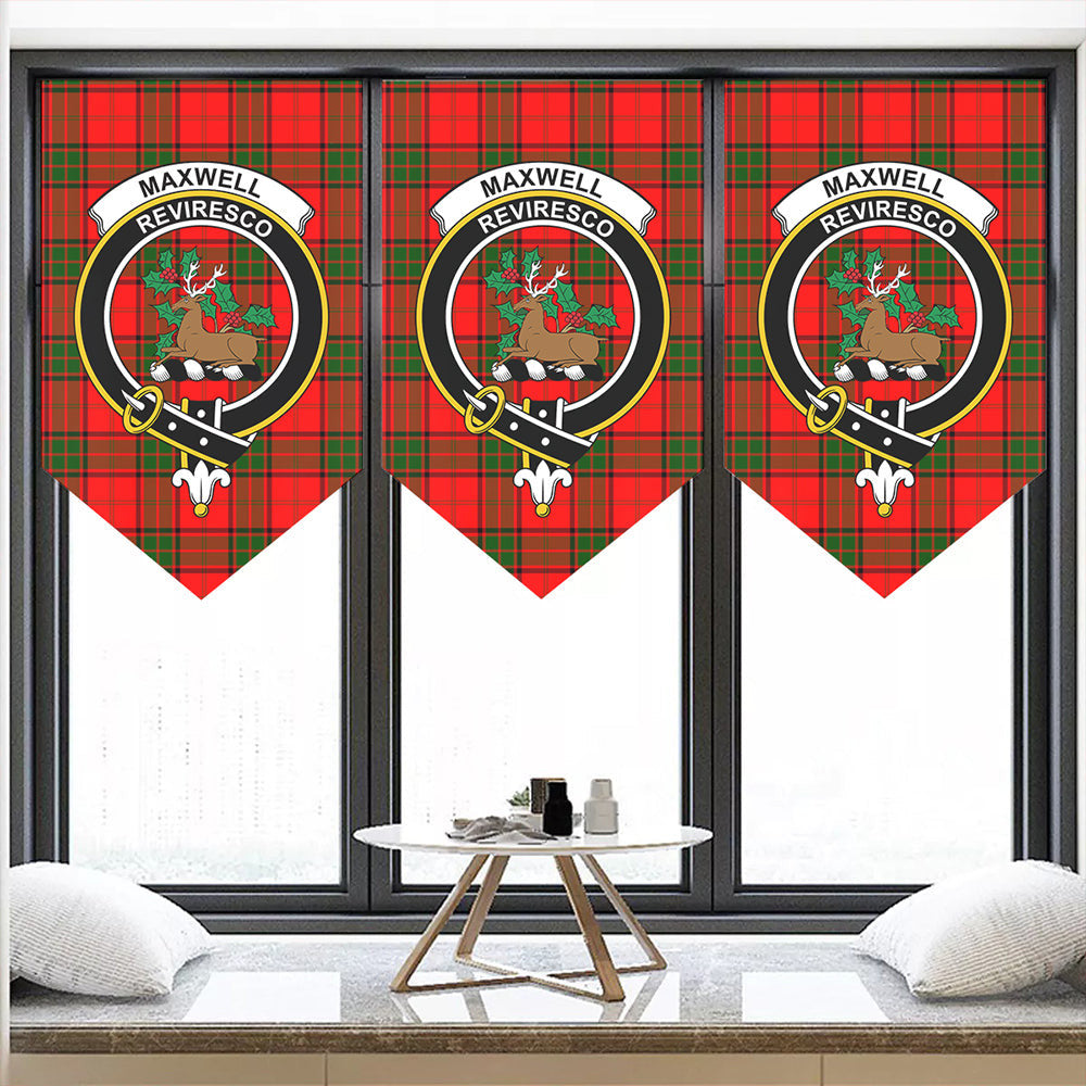 Maxwell Modern Tartan Classic Crest Pennant