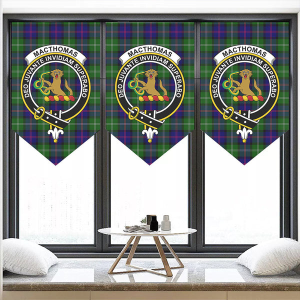 MacThomas Modern Tartan Classic Crest Pennant