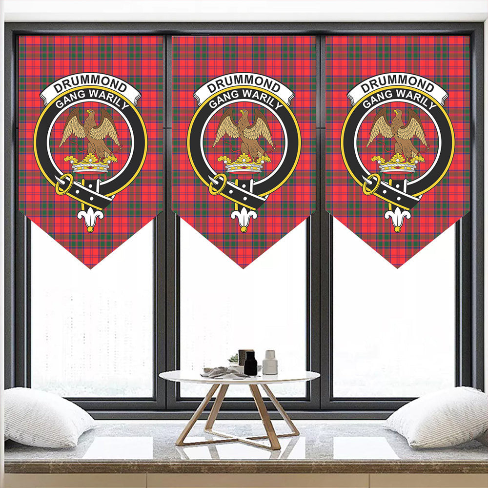 Drummond Modern Tartan Classic Crest Pennant