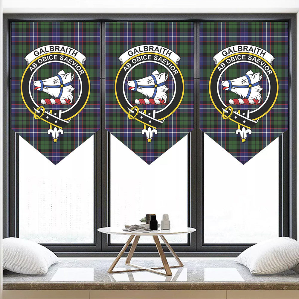 Galbraith Modern Tartan Classic Crest Pennant