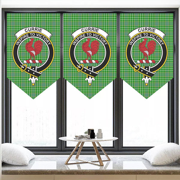 Currie Tartan Classic Crest Pennant