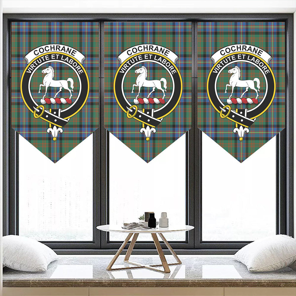 Cochrane Ancient Tartan Classic Crest Pennant