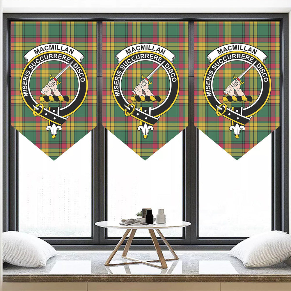 MacMillan Old Ancient Tartan Classic Crest Pennant