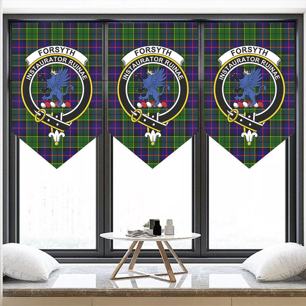 Forsyth Modern Tartan Classic Crest Pennant