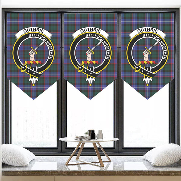 Guthrie Modern Tartan Classic Crest Pennant