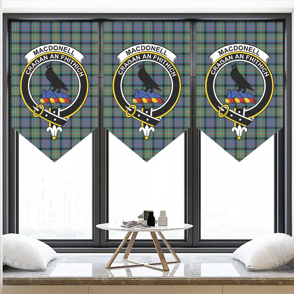 MacDonnell of Glengarry Ancient Tartan Classic Crest Pennant