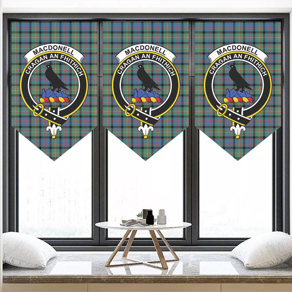 MacDonnell of Glengarry Ancient Tartan Classic Crest Pennant