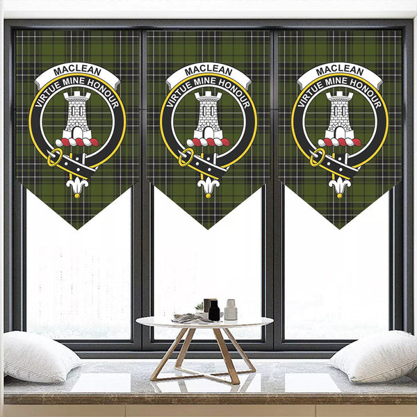 MacLean Hunting Tartan Classic Crest Pennant