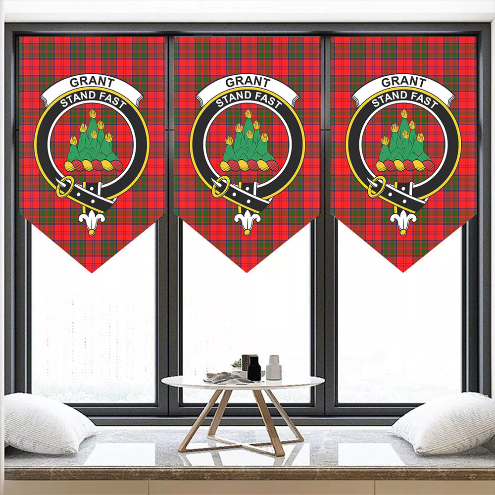 Grant Modern Tartan Classic Crest Pennant