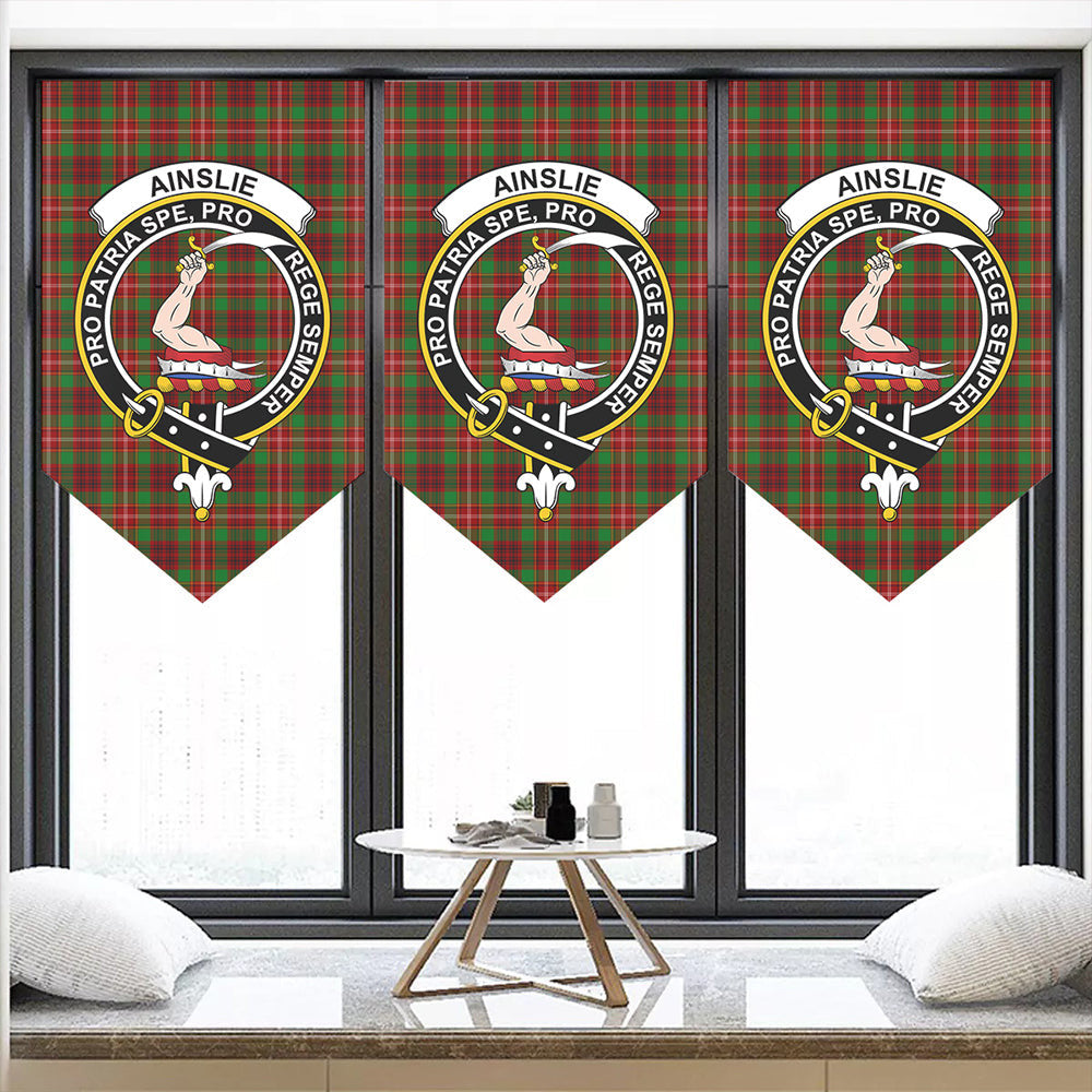 Ainslie Tartan Classic Crest Pennant