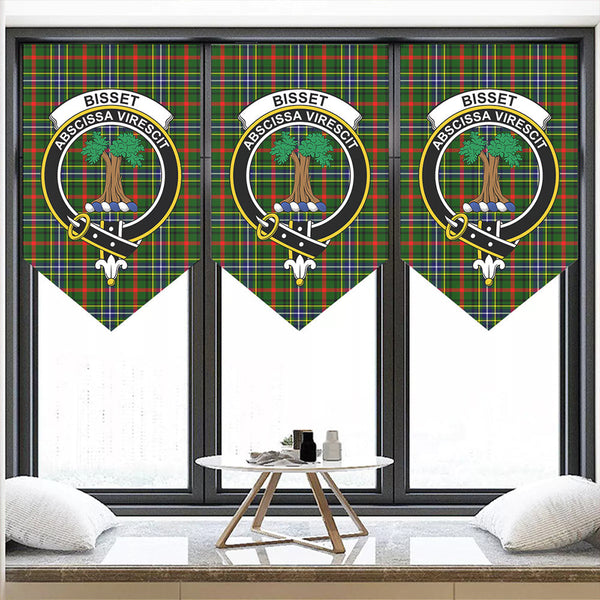 Bisset Tartan Classic Crest Pennant