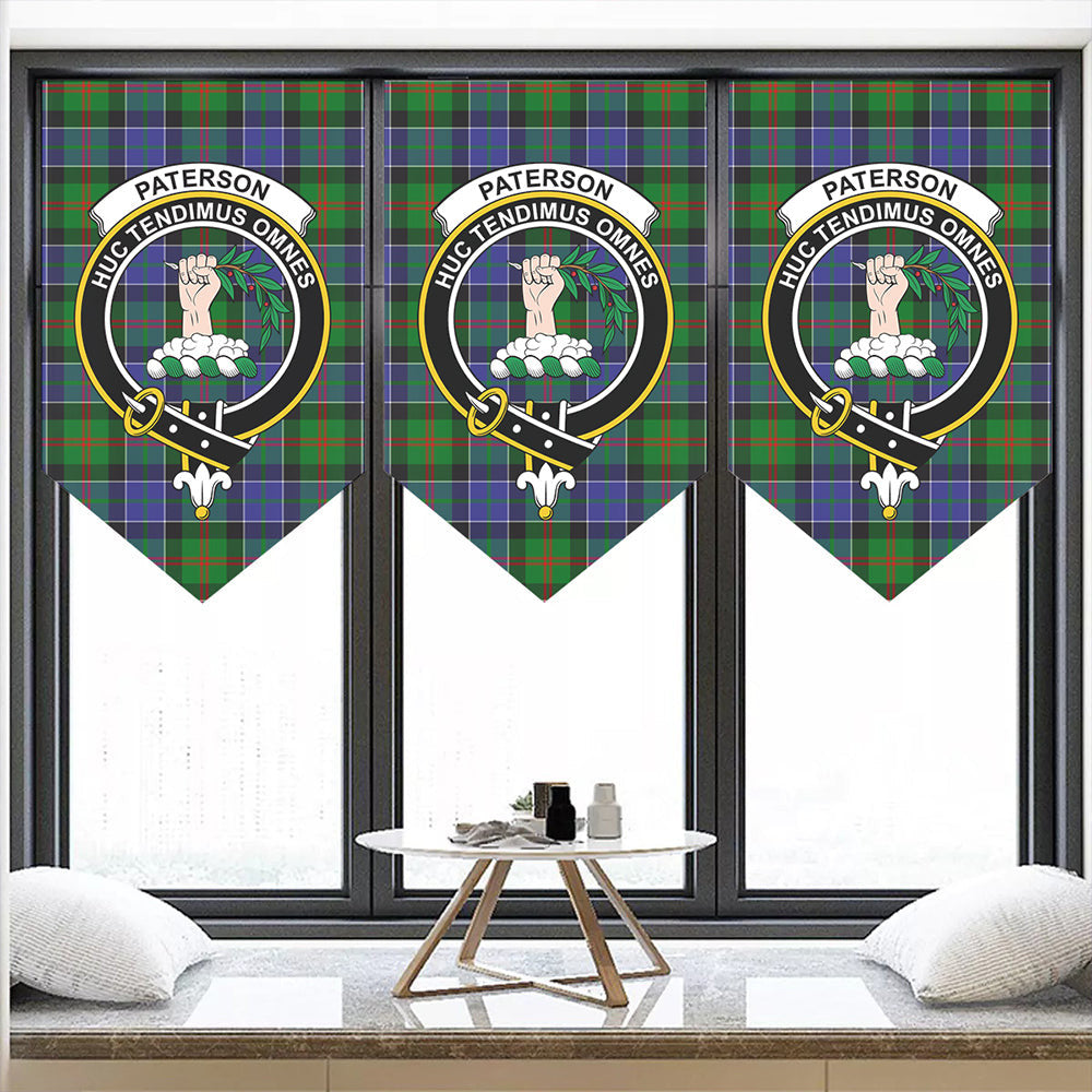 Paterson Tartan Classic Crest Pennant