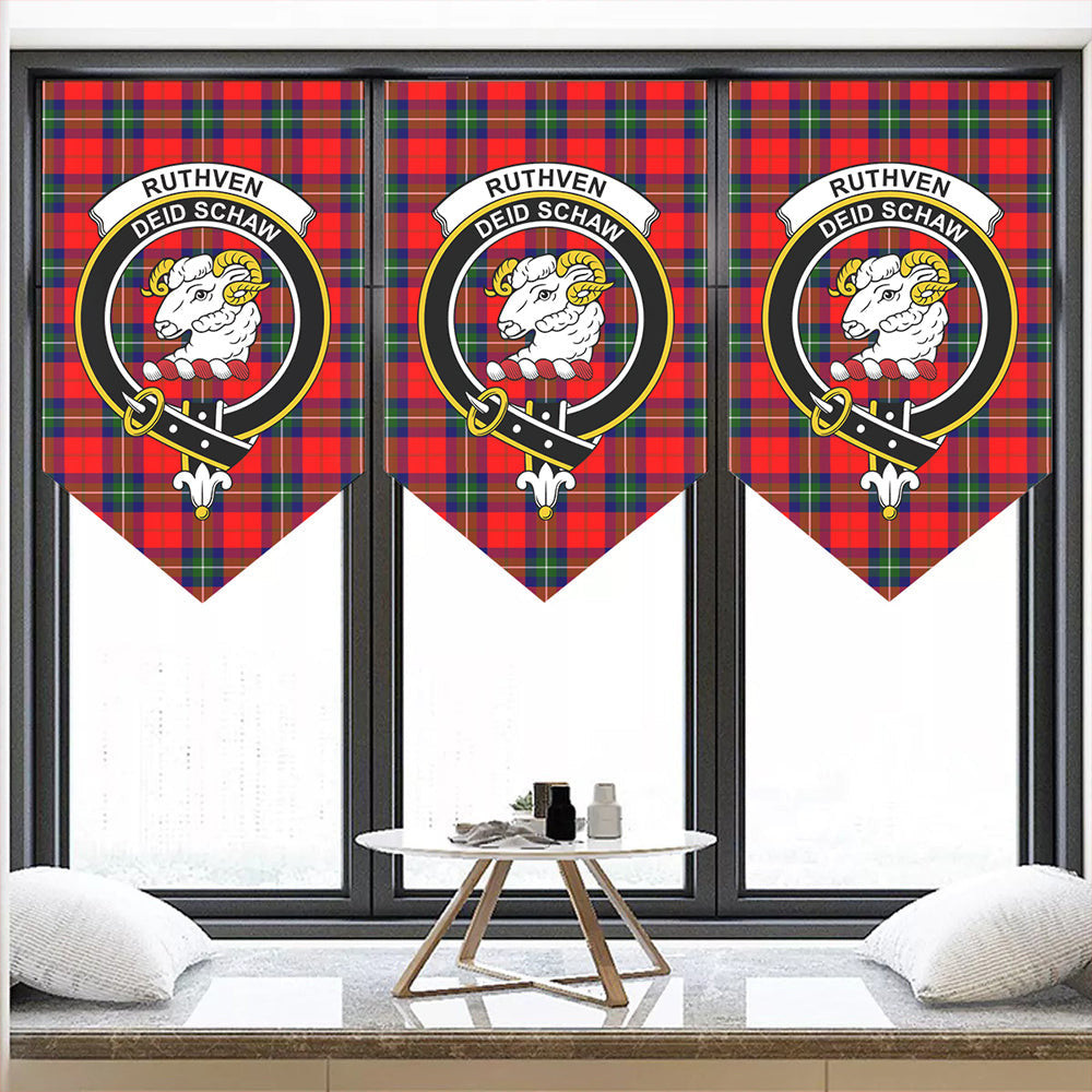 Ruthven Modern Tartan Classic Crest Pennant