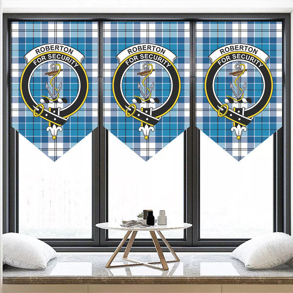 Roberton Tartan Classic Crest Pennant