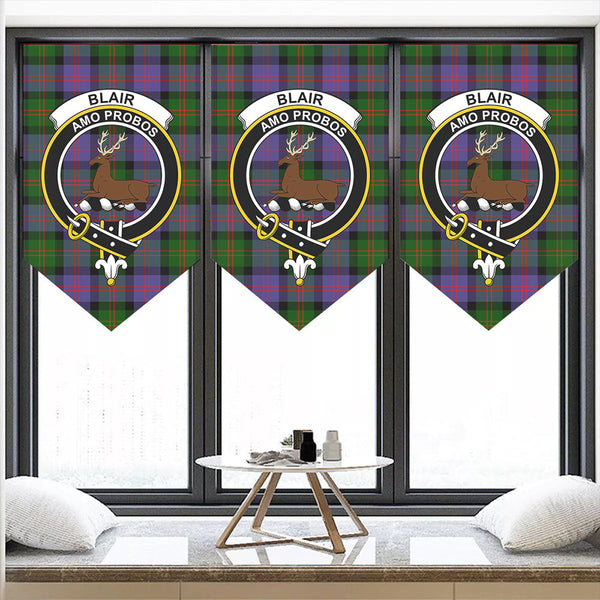 Blair Modern Tartan Classic Crest Pennant