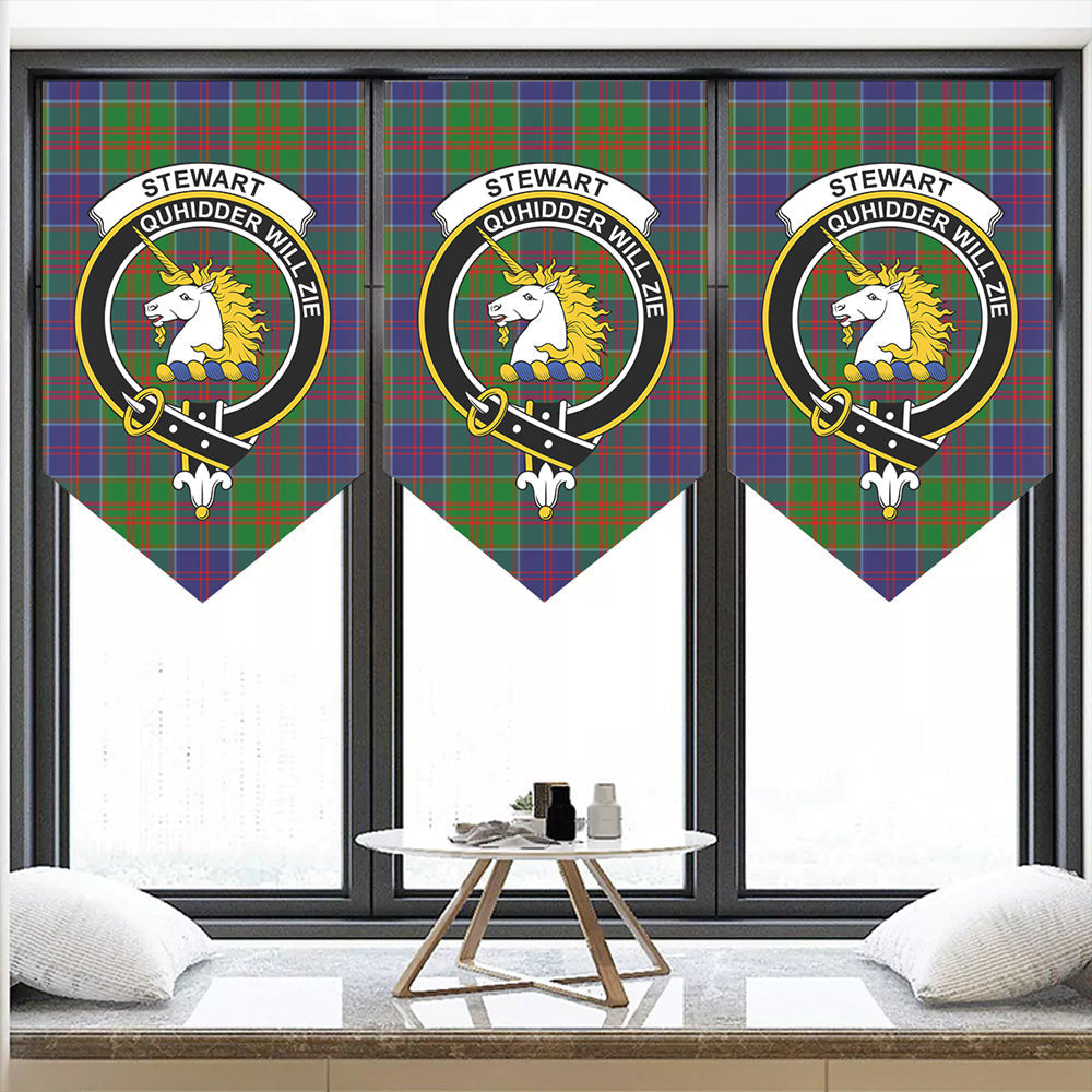 Stewart of Appin Hunting Modern Tartan Classic Crest Pennant