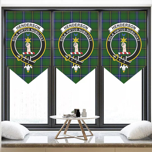 Henderson Modern Tartan Classic Crest Pennant