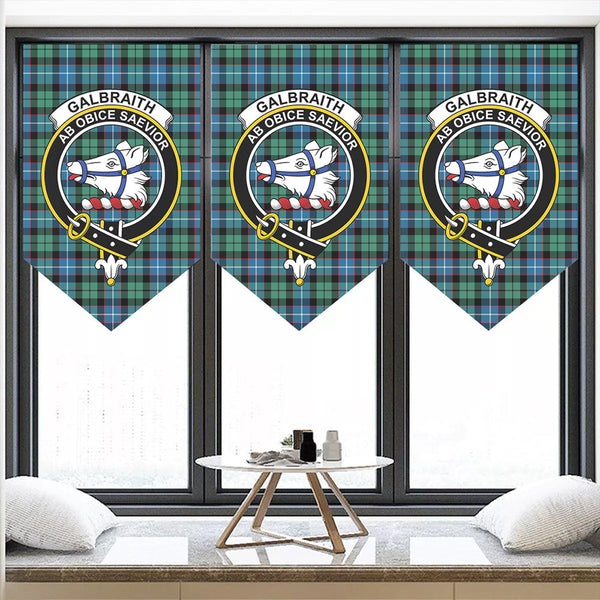 Galbraith Ancient Tartan Classic Crest Pennant