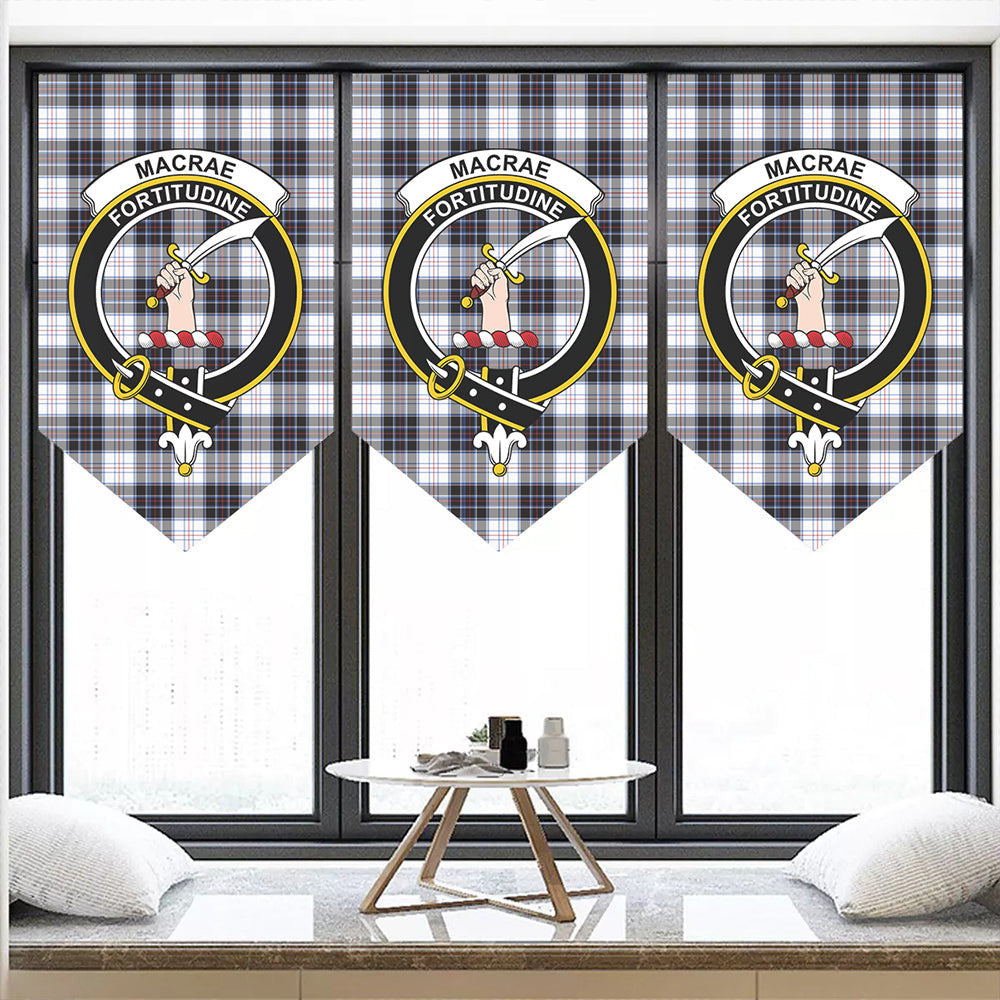 MacRae Dress Modern Tartan Classic Crest Pennant