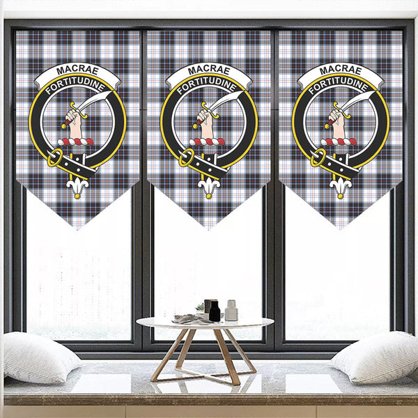 MacRae Dress Modern Tartan Classic Crest Pennant