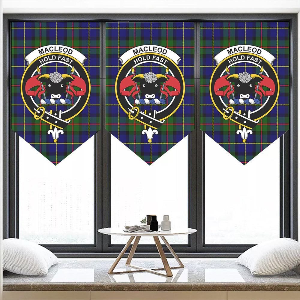 MacLeod of Harris Modern Tartan Classic Crest Pennant