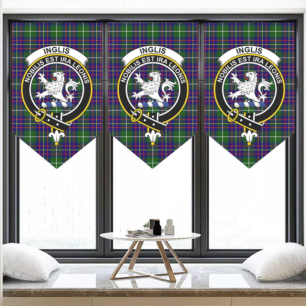 Inglis Modern Tartan Classic Crest Pennant