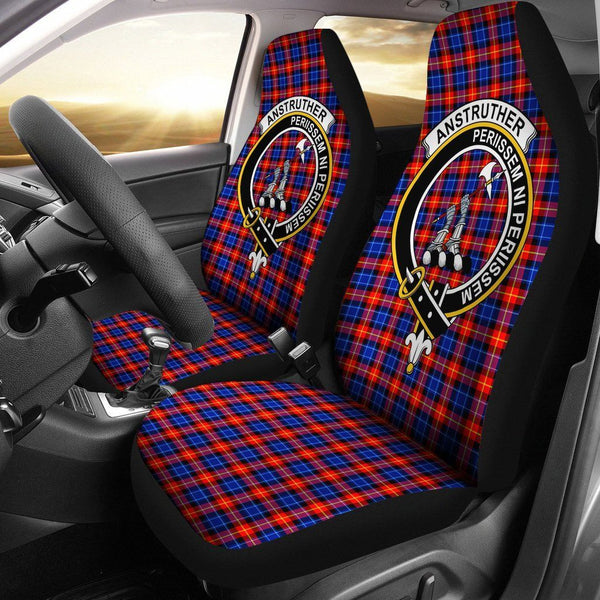 Anstruther Clan Badge Classic Tartan Car Seat Cover