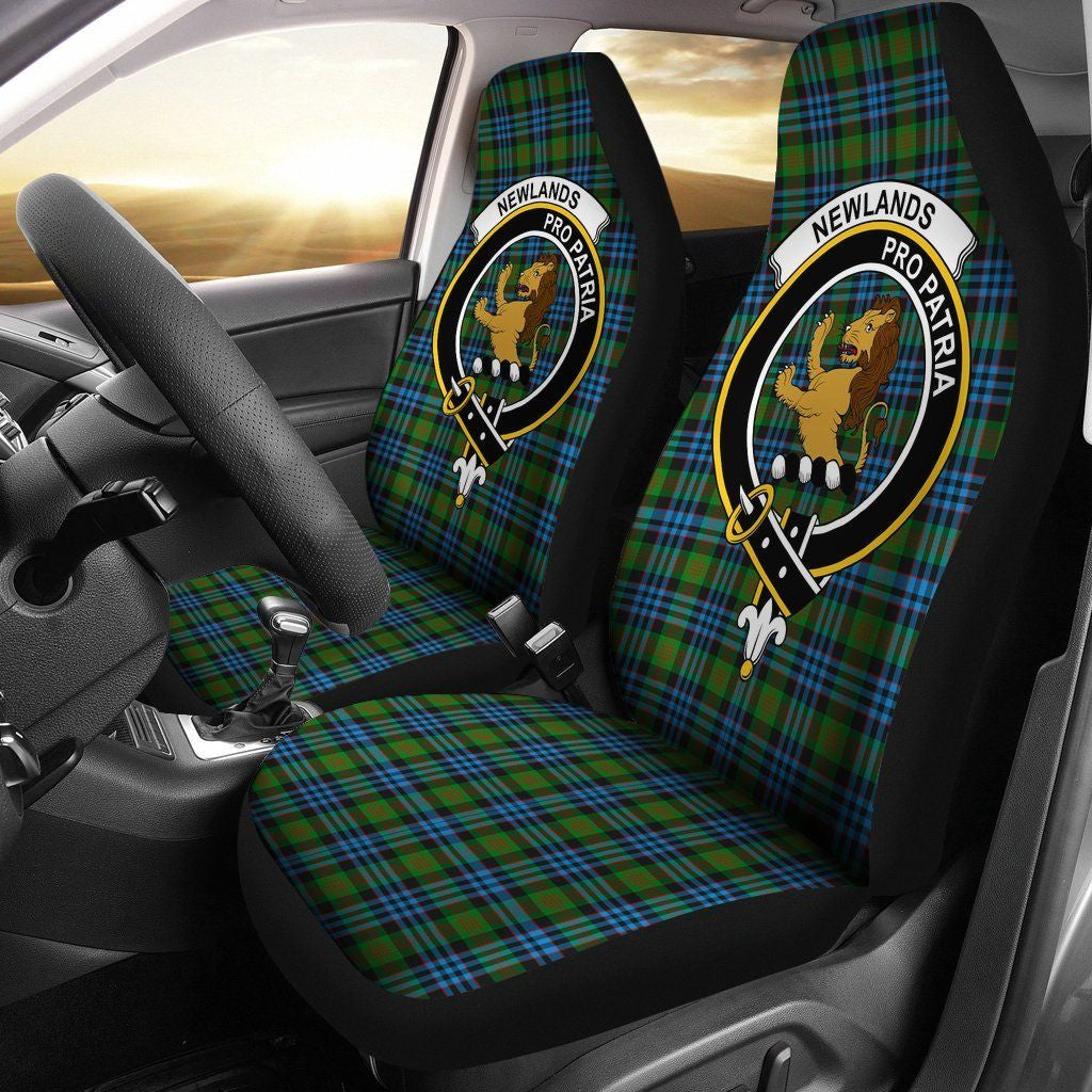 Newlands Clan Badge Classic Tartan Car Seat Cover