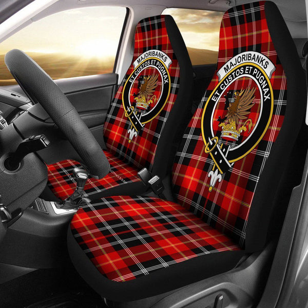 Marjoribanks Clan Badge Classic Tartan Car Seat Cover