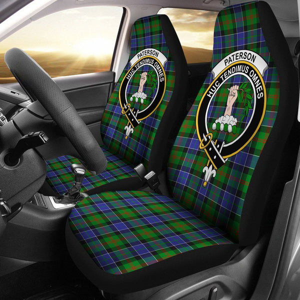 Paterson Clan Badge Classic Tartan Car Seat Cover