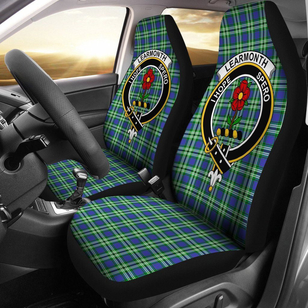 Learmonth Clan Badge Classic Tartan Car Seat Cover