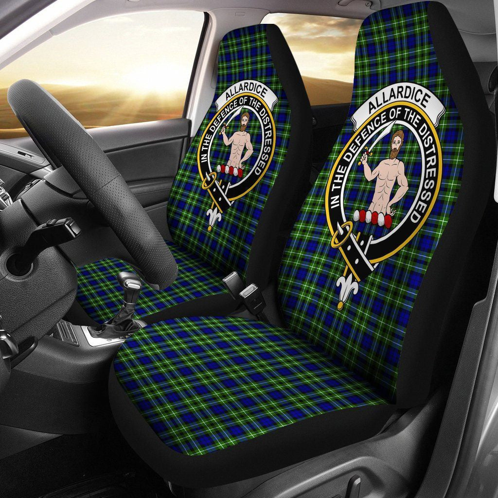 Allardice Clan Badge Classic Tartan Car Seat Cover