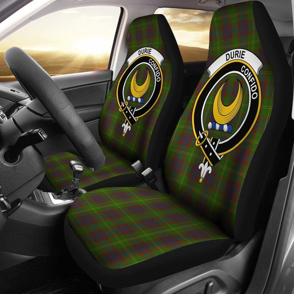 Durie Clan Badge Classic Tartan Car Seat Cover