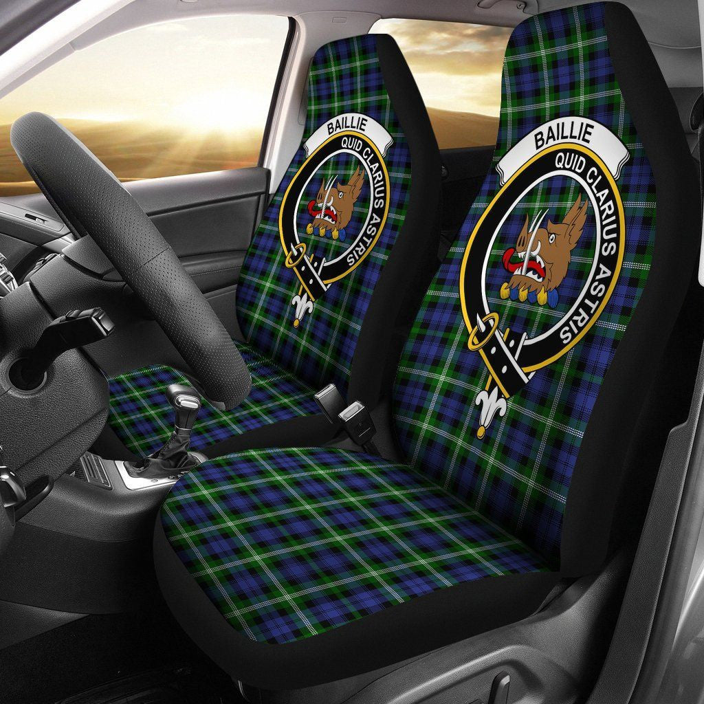 Baillie Clan Badge Classic Tartan Car Seat Cover