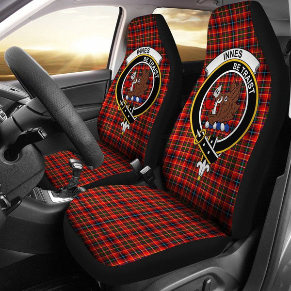 Innes Clan Badge Classic Tartan Car Seat Cover