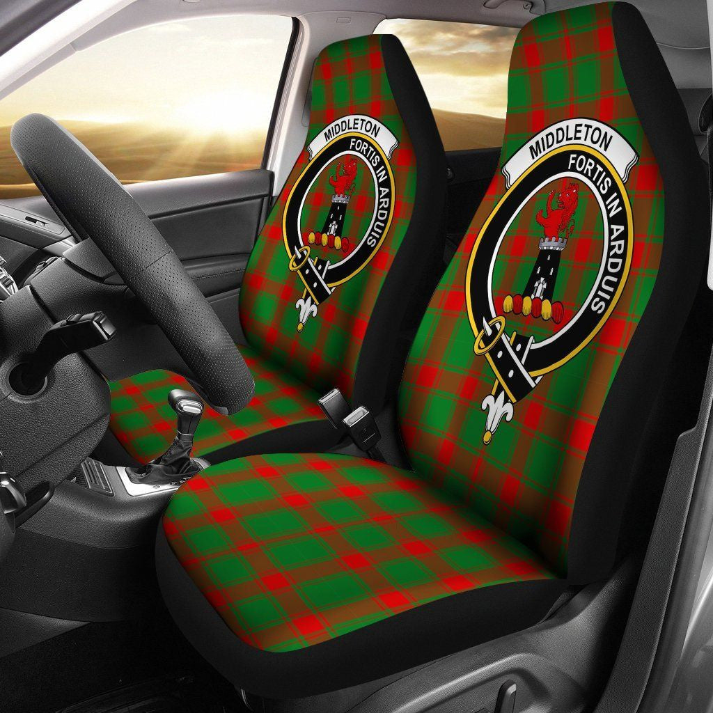 Middleton Clan Badge Classic Tartan Car Seat Cover