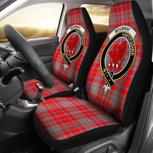 Moubray Clan Badge Classic Tartan Car Seat Cover