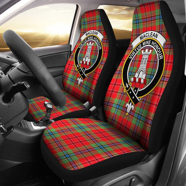 MacLean of Duart Clan Badge Classic Tartan Car Seat Cover