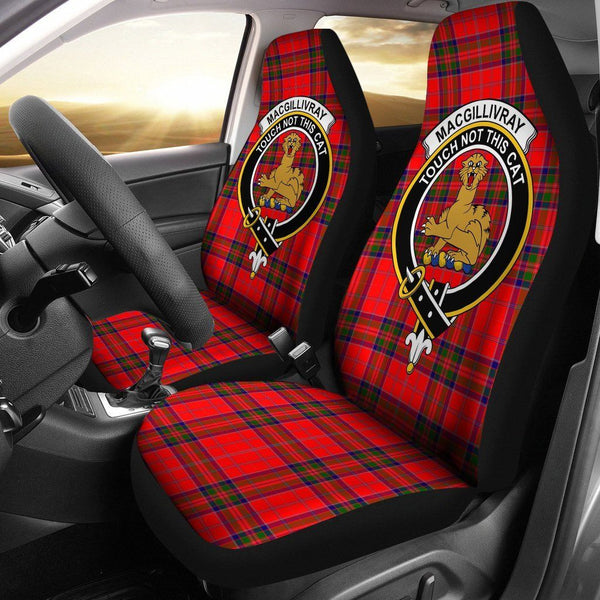 MacGillivray Clan Badge Classic Tartan Car Seat Cover