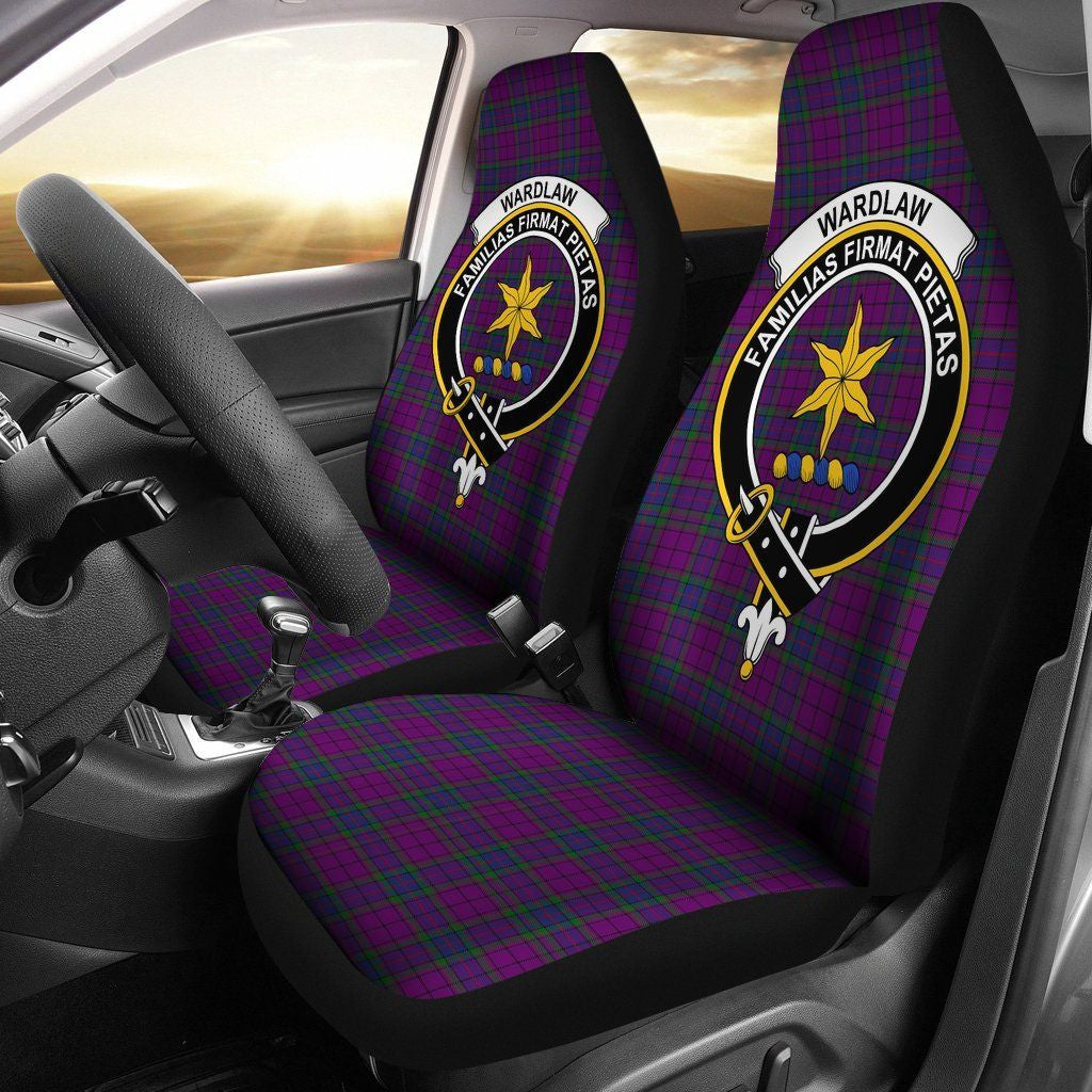 Wardlaw Clan Badge Classic Tartan Car Seat Cover