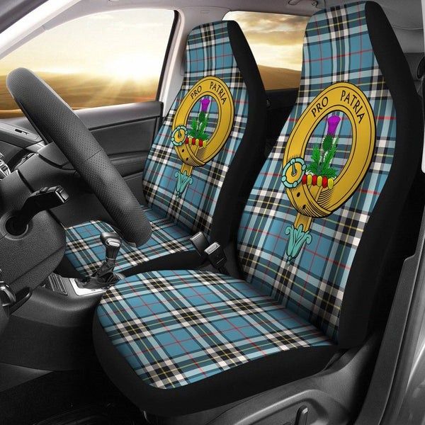 Thomson Clan Badge Classic Tartan Car Seat Cover