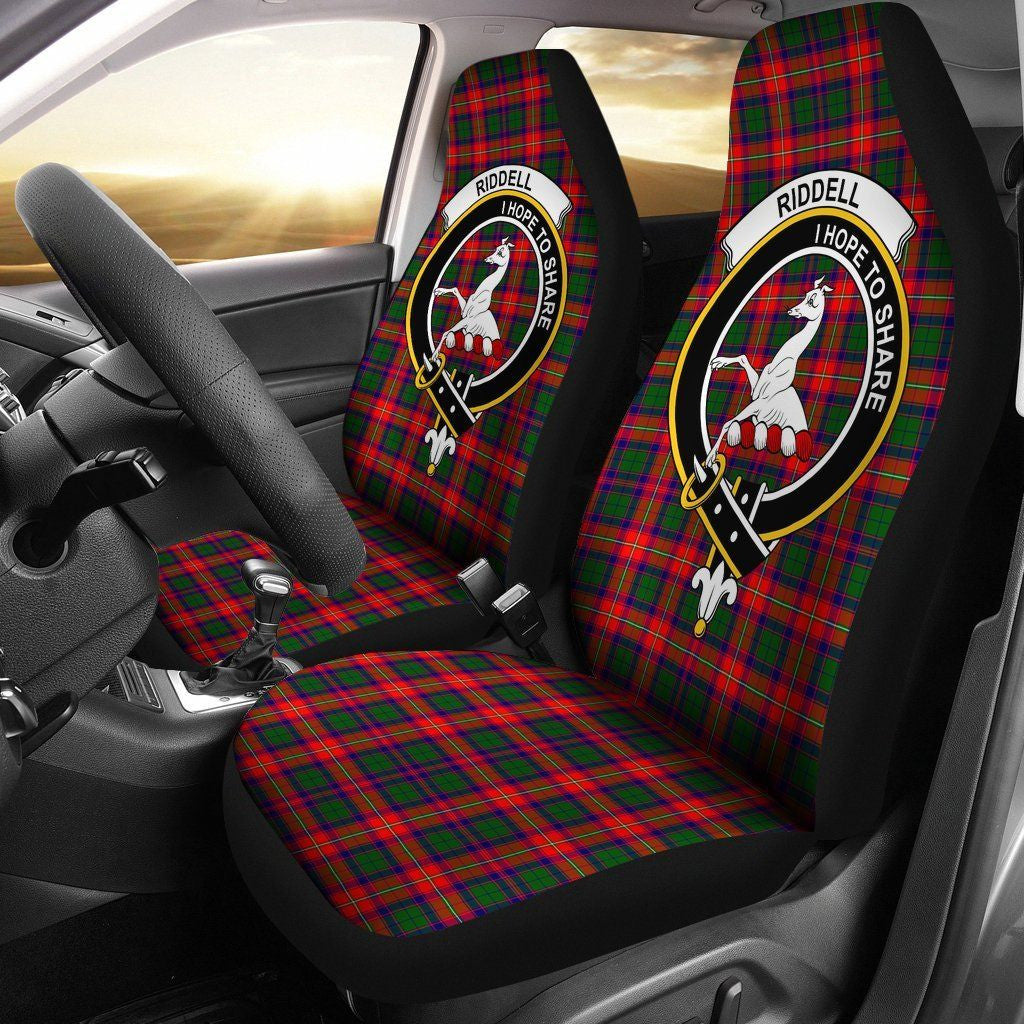 Riddell (Roxburgh) Clan Badge Classic Tartan Car Seat Cover