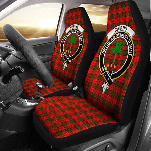 Cairns Clan Badge Classic Tartan Car Seat Cover