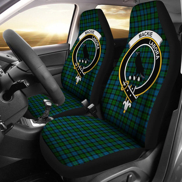 MacKie Clan Badge Classic Tartan Car Seat Cover