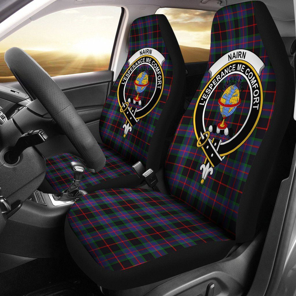 Nairn Clan Badge Classic Tartan Car Seat Cover