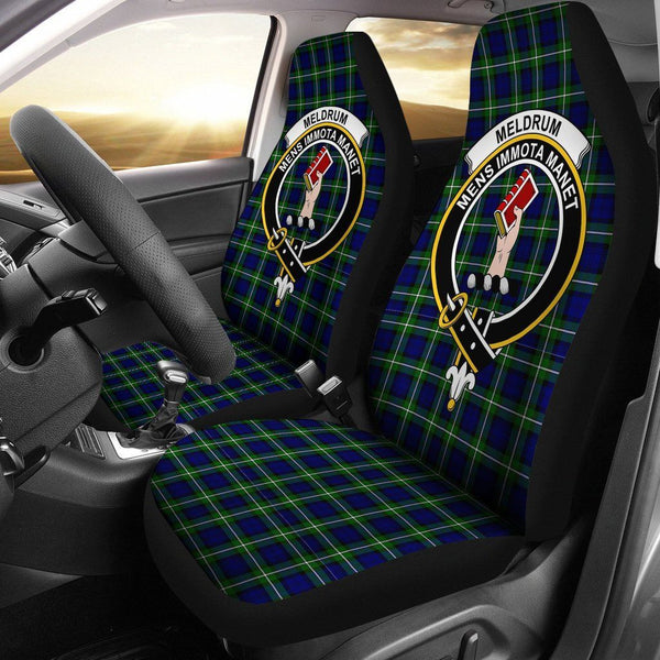 Meldrum Forbes Clan Badge Classic Tartan Car Seat Cover