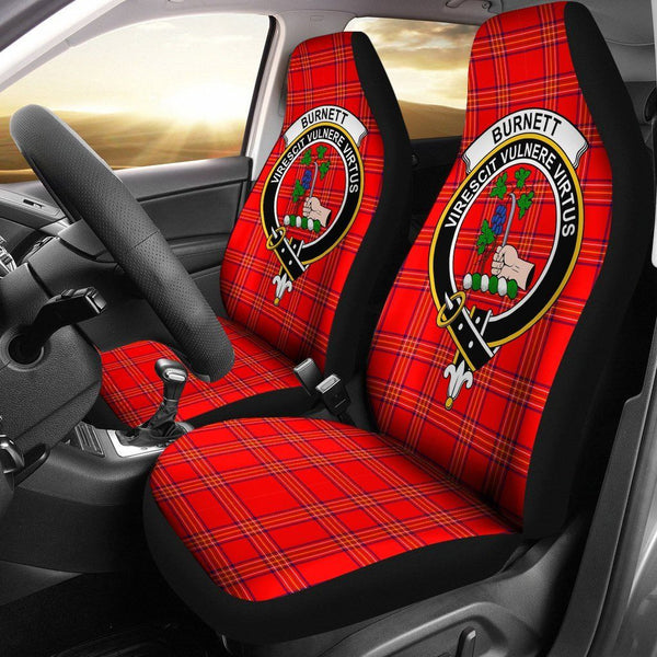 Burnett Clan Badge Classic Tartan Car Seat Cover